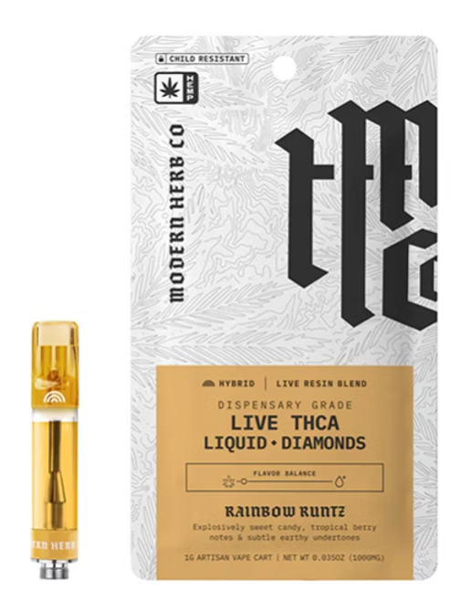 1g Live THCa Liquid Diamond Cartridge by Modern Herb