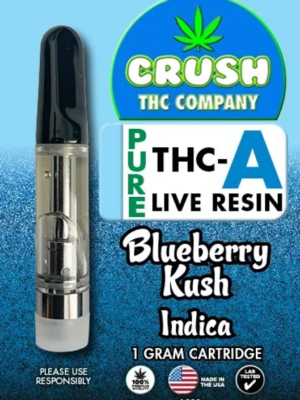 1g Live Resin THCa Cartridges by Crush