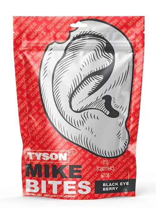 Mike Bites 1:1 10mg THC:CBD (20 Count)