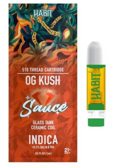 1g THCa Cartridge by Habit