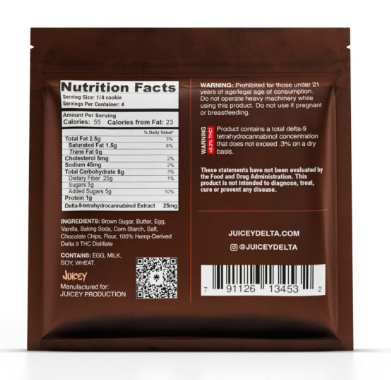 100 mg Chocolate Chip Cookie