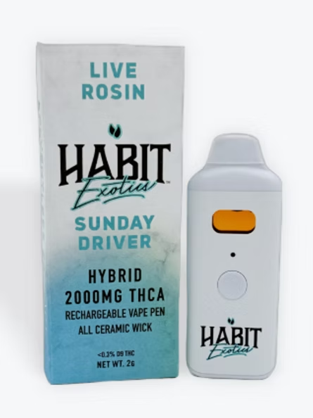 THCa Live Rosin 2g Disposable Vapes