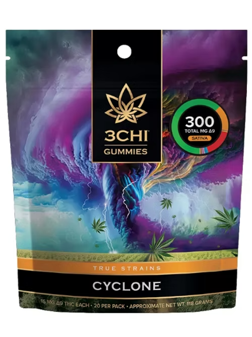 3Chi True Strains Gummies — 15 mg THC (20 ct) — $32.00