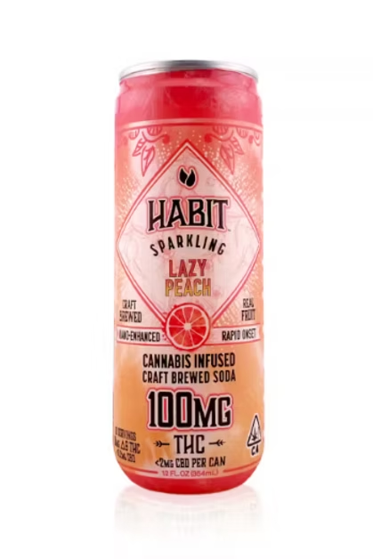 Habit Sparkling THC Drink — 100 mg Bottle — $20.00
