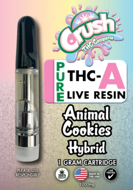 1g Live Resin THCa Cartridges by Crush