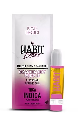 1g THCa Live Rosin Cartridge by Habit