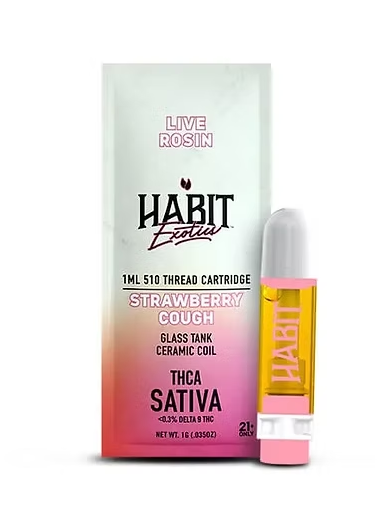 1g THCa Live Rosin Cartridge by Habit